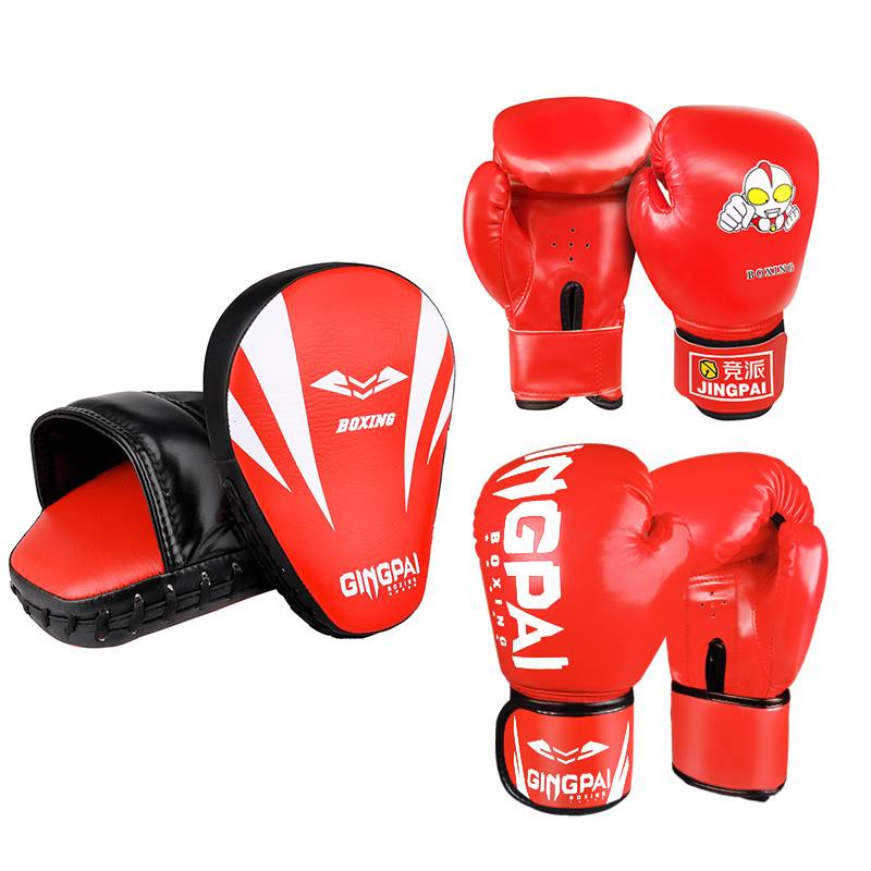 Child boxer + adult boxer + two (red parent)